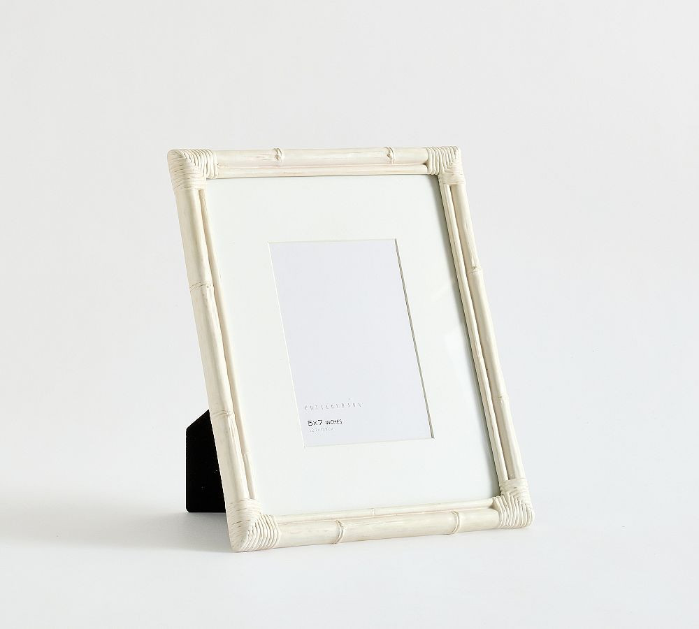 Bamboo Frame, 5x7 - White | Pottery Barn (US)