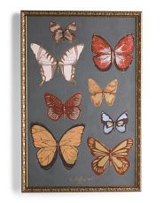 24x36 Romantic Butterflies Ornate Framed Wall Art | TJ Maxx