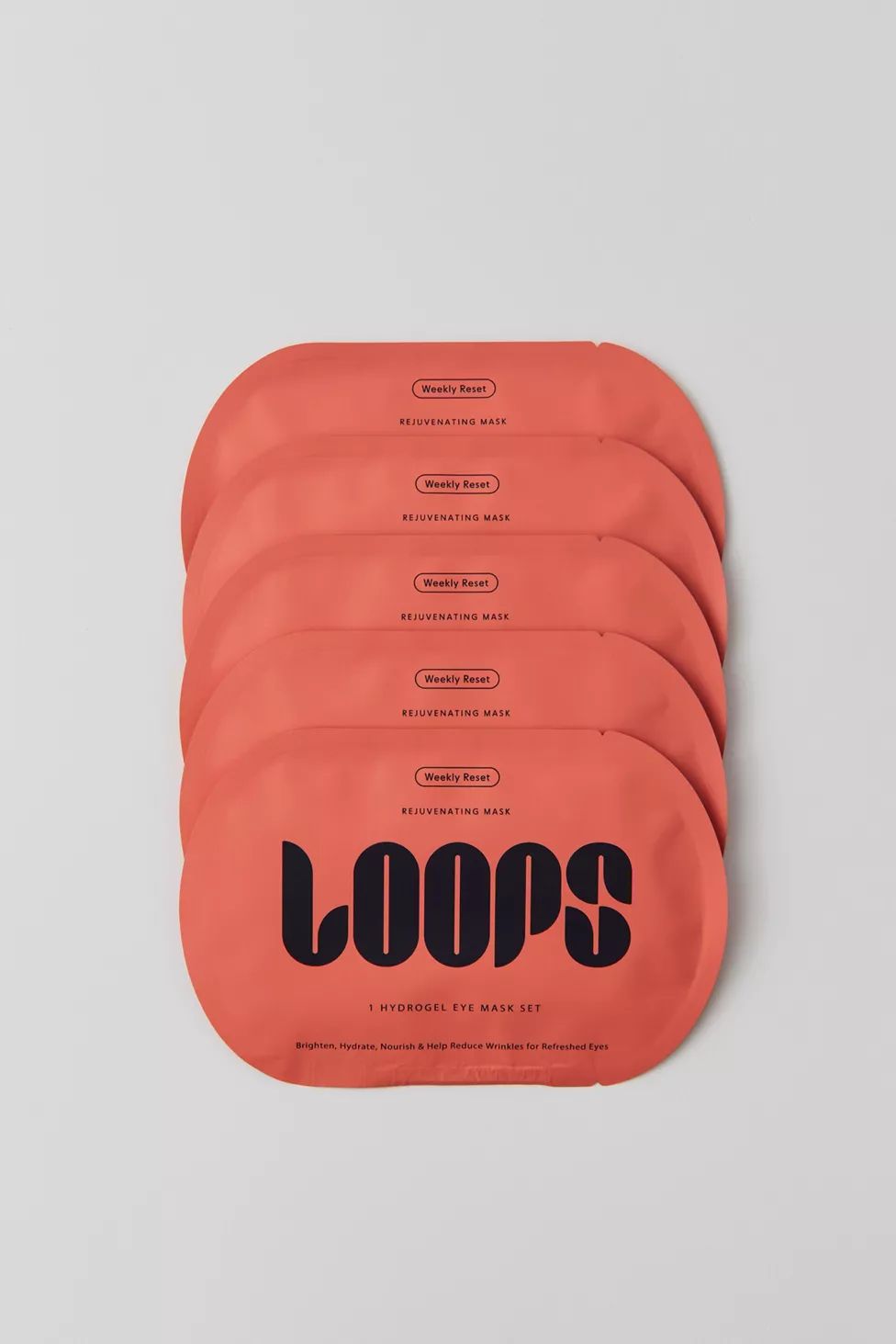 Loops Beauty Weekly Reset Rejuvenating Hydrogel Eye Mask 5-Pack | Urban Outfitters (US and RoW)