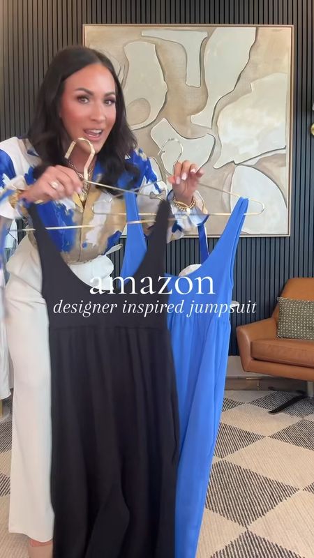 These designer inspired jumpsuits are absolute perfection! 🖤💙

I’m in a size xsmall. 
I’m 5’2, 130 lbs, 34 DD, 25 in waist. 

Everything will be saved in my storefront under May Finds! 

#affiliate #petitefashion #fashionover40 #resortwear #fashioninspo #summerfashion

#LTKStyleTip #LTKOver40 #LTKFindsUnder50