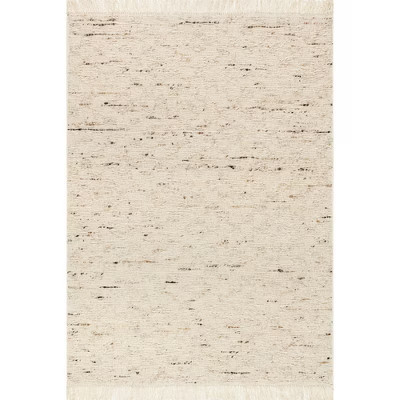 Nuloom JuJu Diamond Trellis Wool Area Rug, 9' x 12', JuJu Ivory | Target