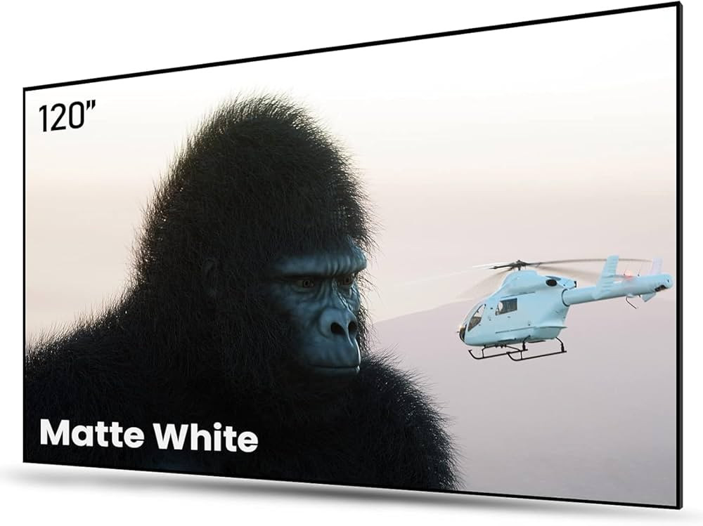 AWOL VISION 120" Fixed Frame Projector Screen, 1.3 dB Peak Gain, The Perfect Combo with LTV-2500,... | Amazon (US)