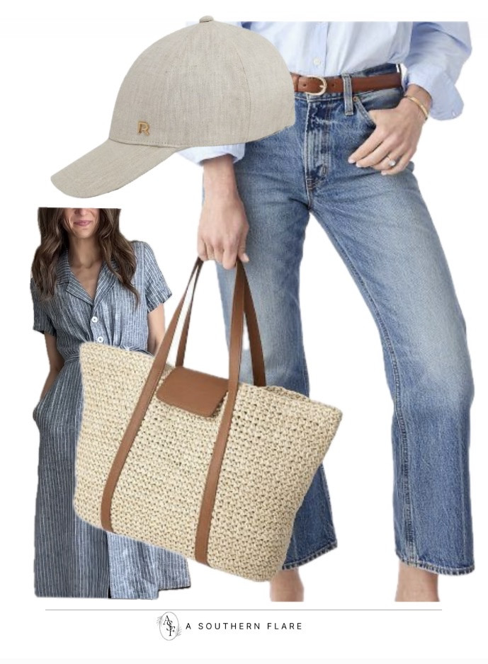 Summer Fashion/ sun dress, totes, fashionable accessories