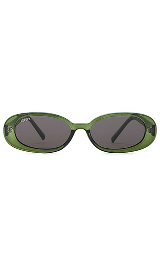 Gina Sunglasses in Matcha & Smoke | Revolve Clothing (Global)