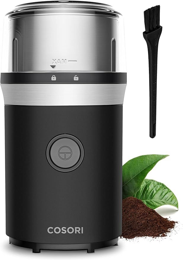 COSORI Coffee Espresso Grinder Electric, Food Grade Stainless Steel Blades, 12 Cups, Black | Amazon (US)