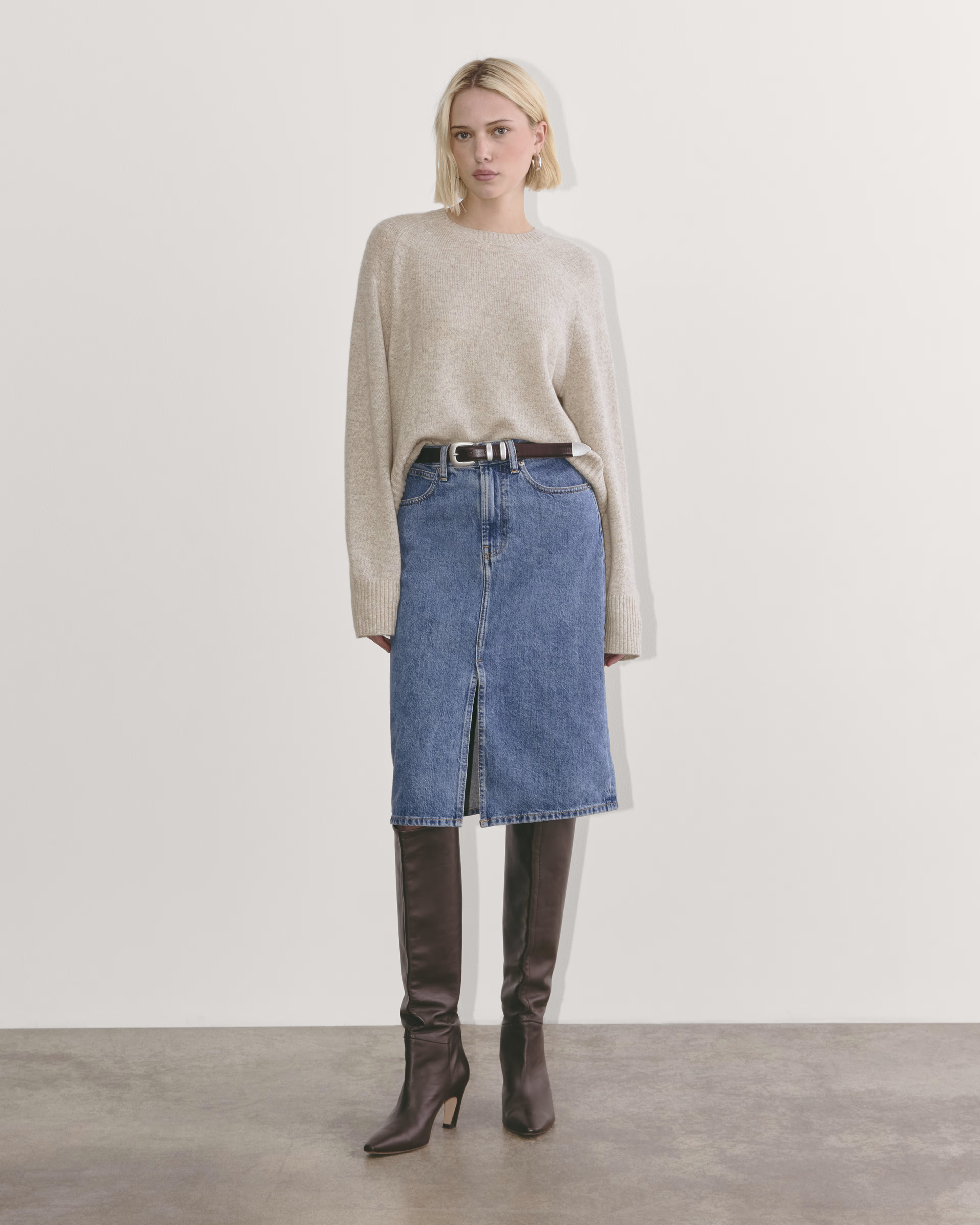 The Boxy Crew in Cashmere | Everlane