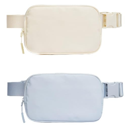 Telena Beige Belt Bag & Blue Belt Bag | Amazon (US)