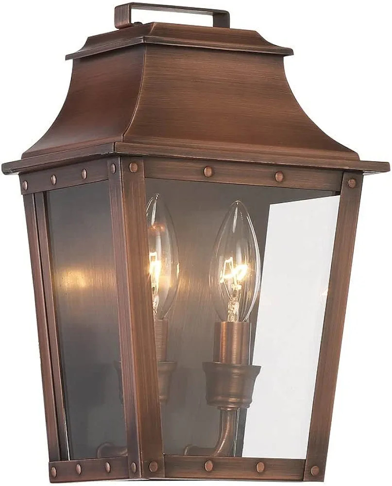 Acclaim Lighting 8423CP | Vintage Solid Copper Two Light Dimmable Wall Mounted Outdoor Wet Rated ... | Amazon (US)