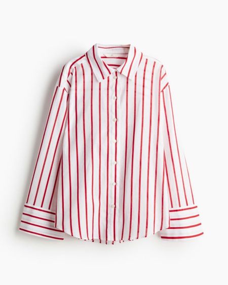 Red striped linen shirt 

#LTKstyletip #LTKSeasonal #LTKfindsunder50