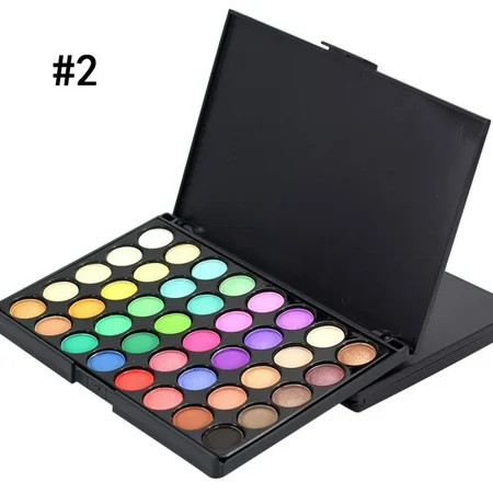 Eyeshadow Palette Pigmented Eye Makeup 40 Colors Makeup Pallets and Shimmer Pop Colors | Walmart (US)