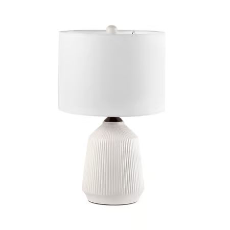 Cream 24-inch Bridget Ceramic Table Lamp | Rugs USA