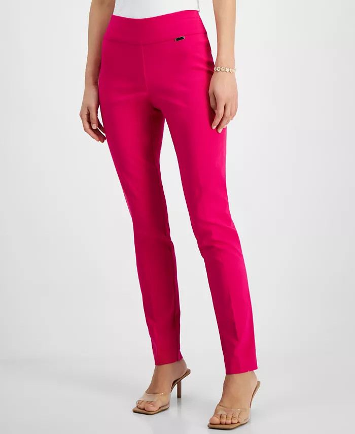Women's Tummy-Control Mid-Rise Skinny Pants, Regular, Long & Short Lengths, Created for Macy's | Macy's
