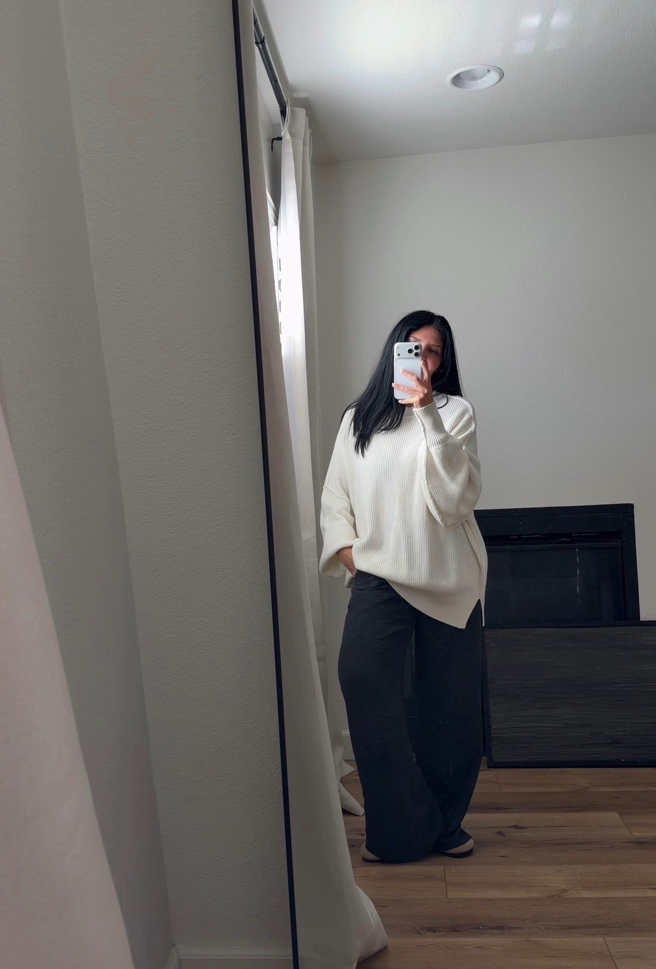 This sweater is old but linking similar options from the same brand  that I would buy and wear on repeat. 🤍

These pants are a favorite buy from this summer and I’m loving them for fall too. 

You truly can’t go wrong with buying cozy & timeless pieces.