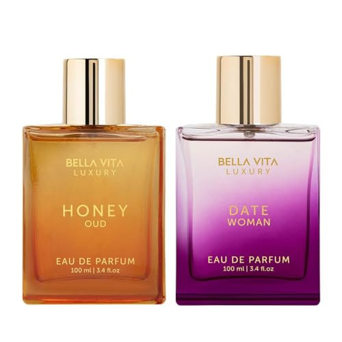 The Sweet Spot by BellaVita Luxury | 2x100ml Perfumes | Honey Oud & Date Woman | Perfume for Men & Women | Long Lasting Fragrance | EDP | Amazon (US)