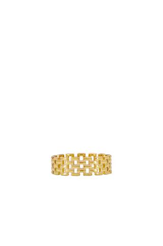 SHASHI Linked Band Ring in Gold from Revolve.com | Revolve Clothing (Global)