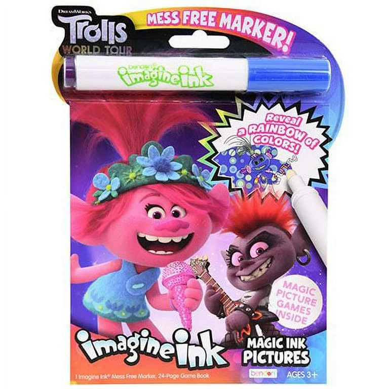 Trolls 2 Imagine Ink Magic Ink Pictures | Walmart (US)