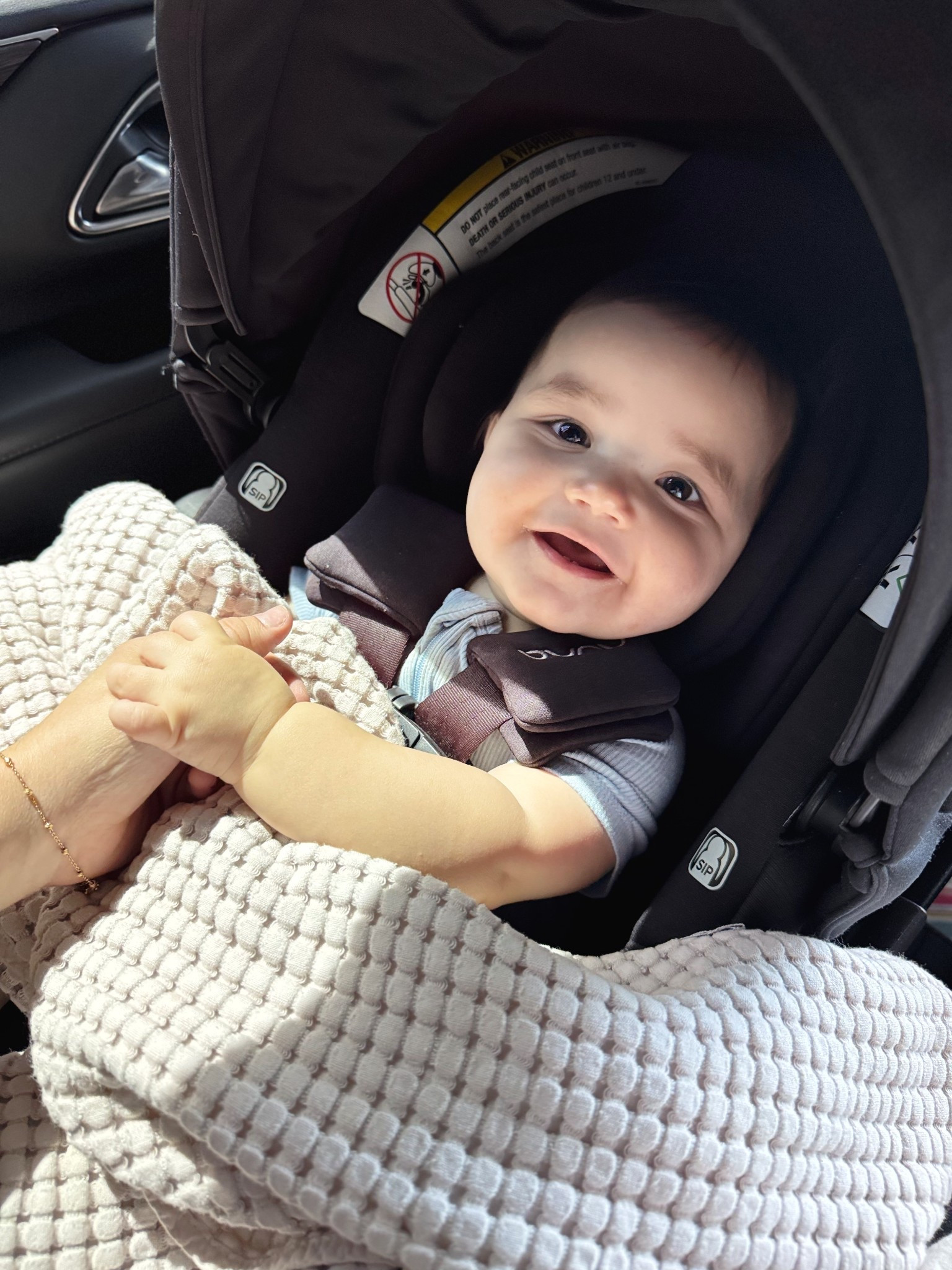 Our favorite infant car seat that has lasted us through two kiddos🥹🩵 

#LTKTravel #LTKKids #LTKBaby