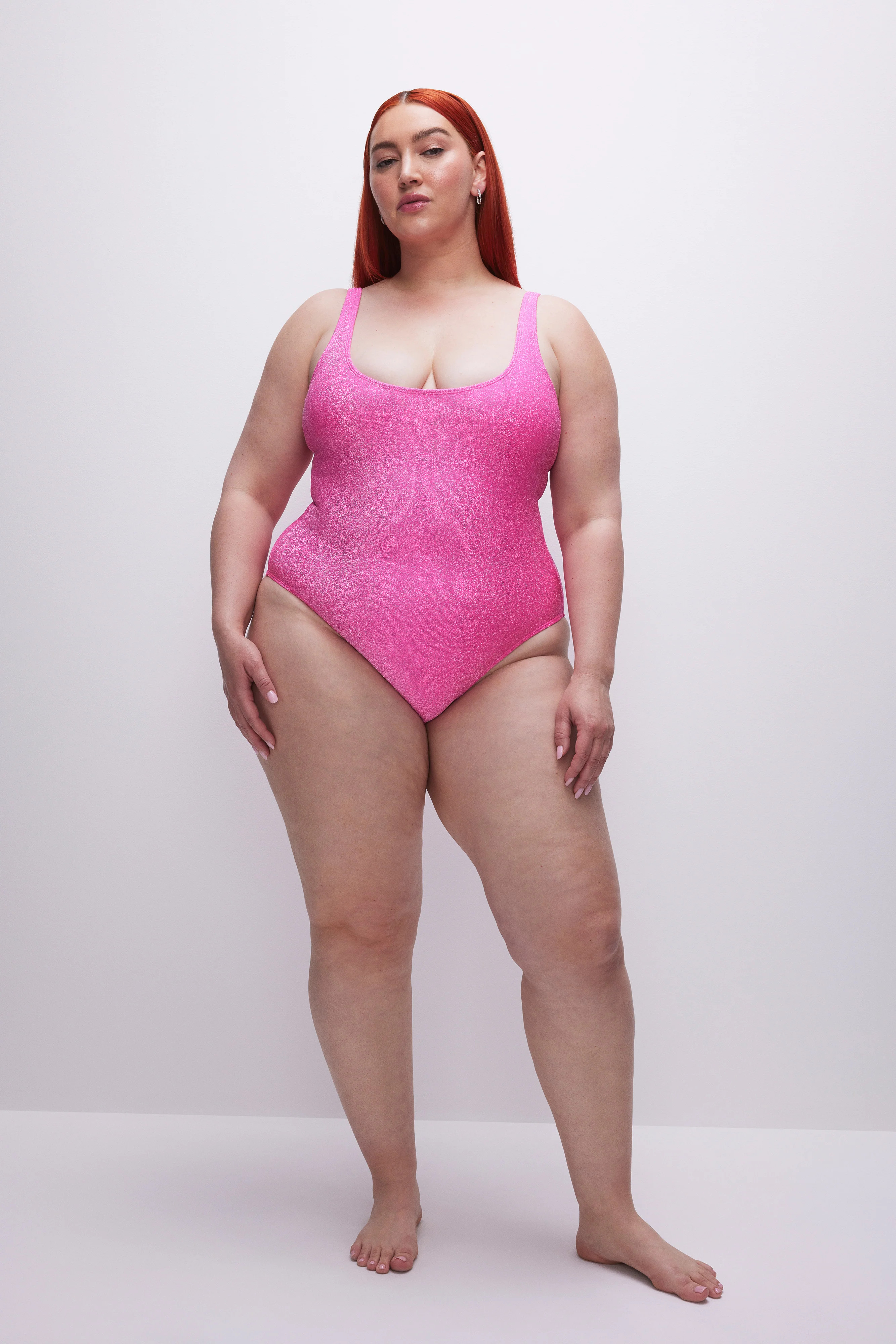 SPARKLE MODERN TANK ONE-PIECE | Good American