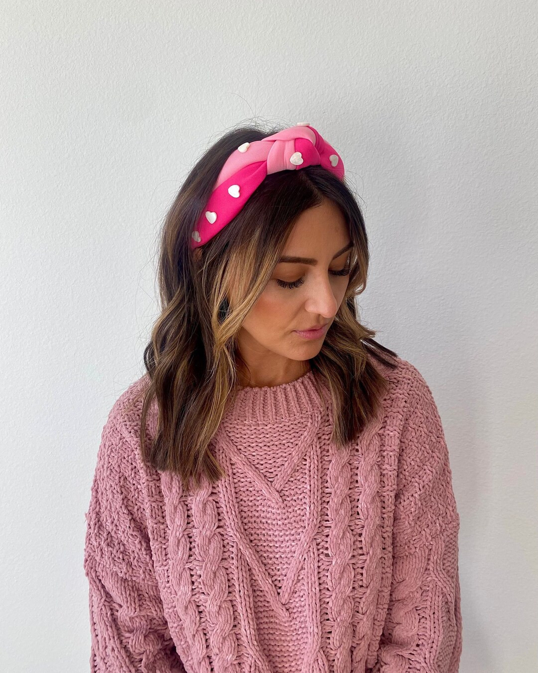 RESTOCKED Knotted Headbands- Crystal Bling Heandbands with jewels- Tie Dye Headband- Valentines D... | Etsy (US)