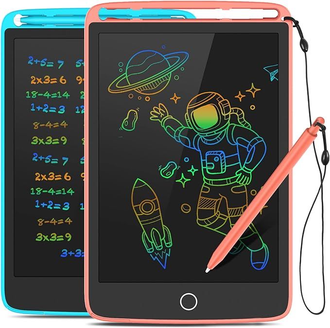 2 Pack LCD Writing Tablet, Colorful Screen Doodle Board 8.5 Inch Drawing Tablet for Kids, Learnin... | Amazon (US)