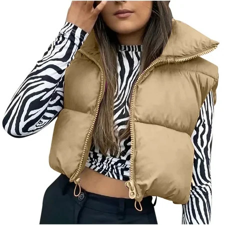 BVnarty Clearance Plus Size Solid Color Lapel Sleeveless Lightweight Womens Winter Coat Unisex Warm  | Walmart (US)