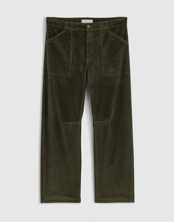 The Darted Barrel-Leg Utility Pant in Corduroy | Madewell