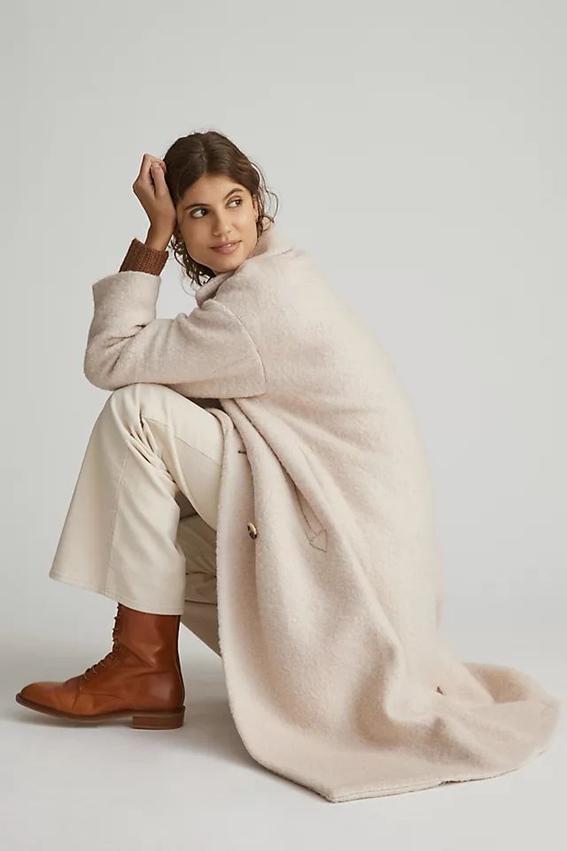 Boucle Cocoon Coat | Anthropologie (US)