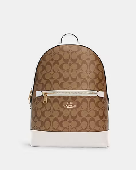 Kenley Backpack In Signature Canvas | Coach Outlet US