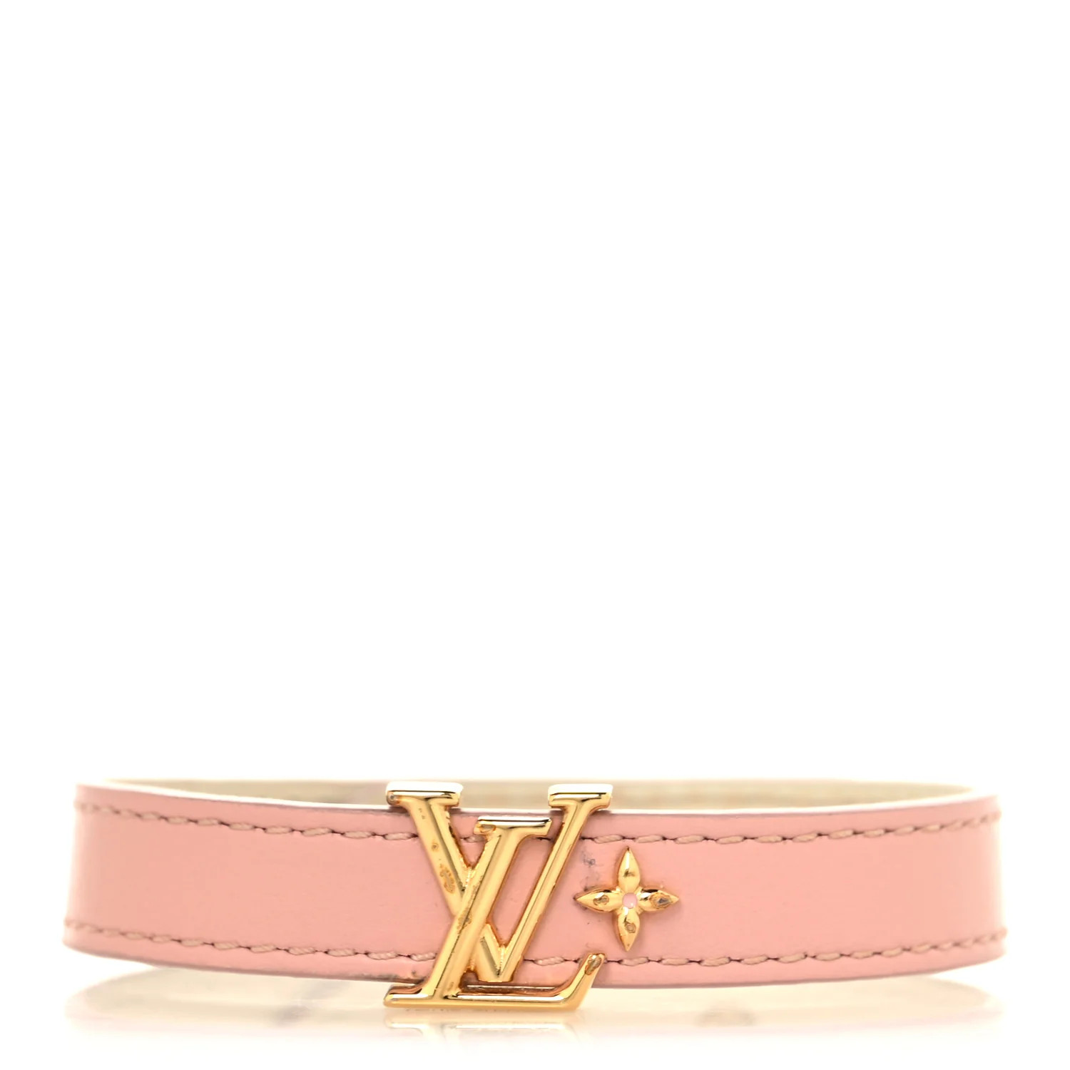 Calfskin Iconic Bracelet 17 Rose Poudre | FASHIONPHILE (US)