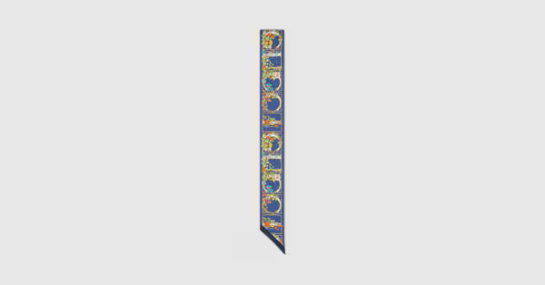 Gucci - Printed silk twill ribbon | Gucci (US)