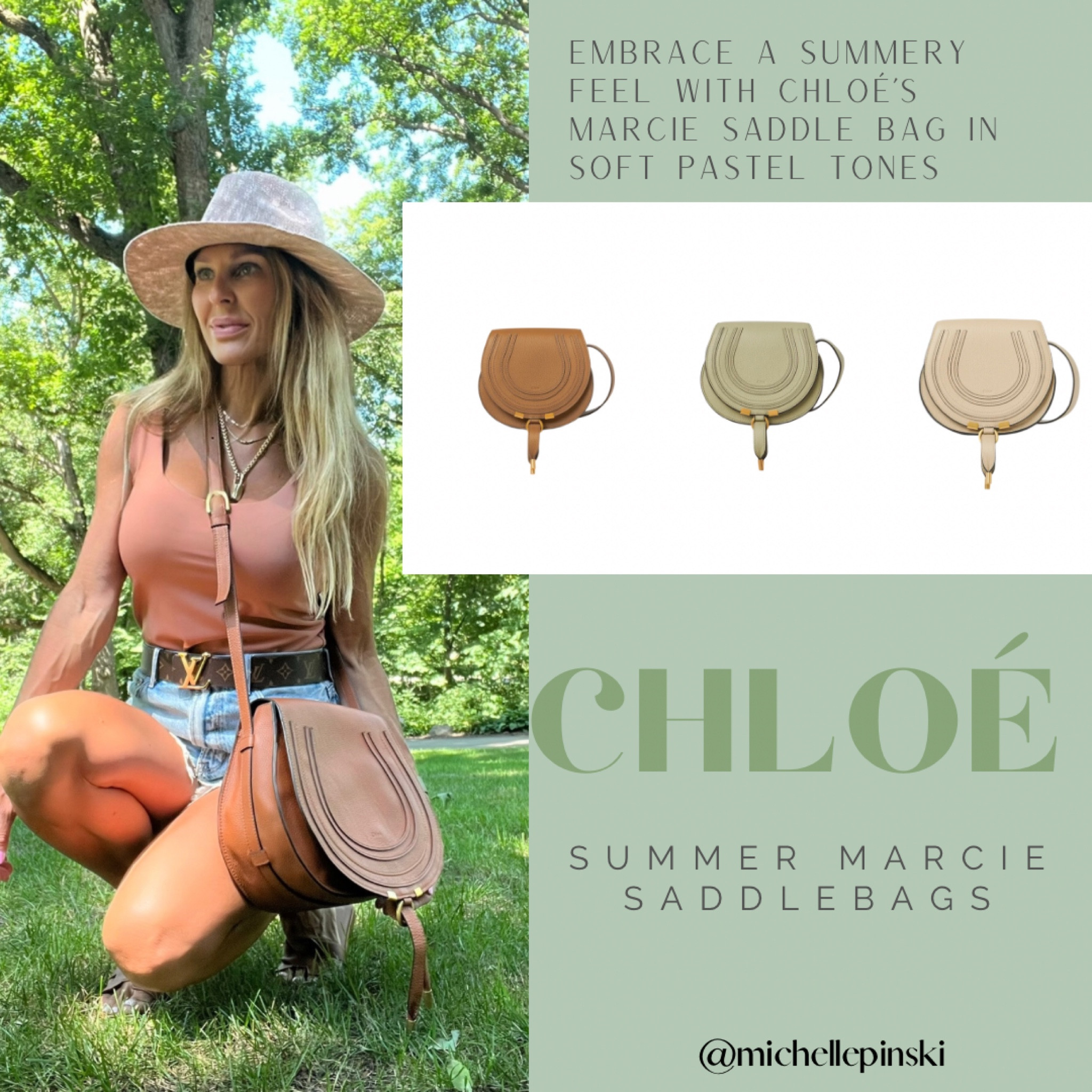 Chloe small saddle bags in soft, neutral color options - perfect for summer & into the fall months 
#LTKitbag #LTKfind #LTKseasonal 