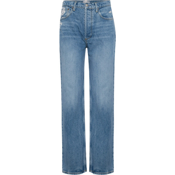 The Ziggy High-Rise Relaxed Fit Straight Leg Jeans, Silverado | Maisonette