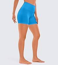CRZ YOGA Womens ButterLuxe Biker Shorts 6 Inches - High Waisted Workout Running Volleyball Spande... | Amazon (US)