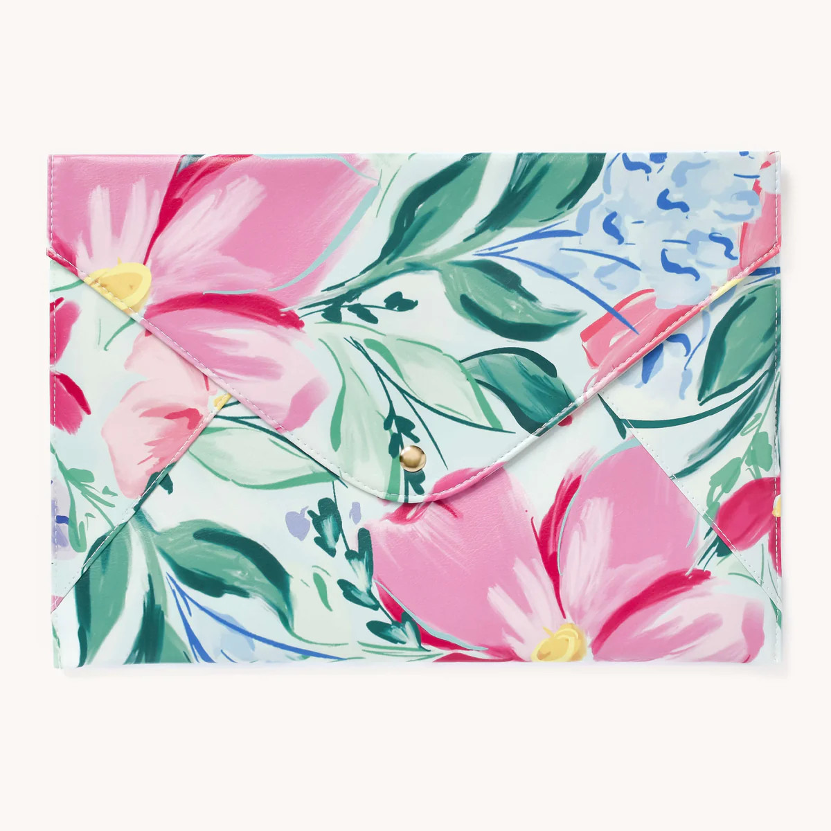 Leatherette Tech Case - Blush Magnolia | Simplified by Emily Ley