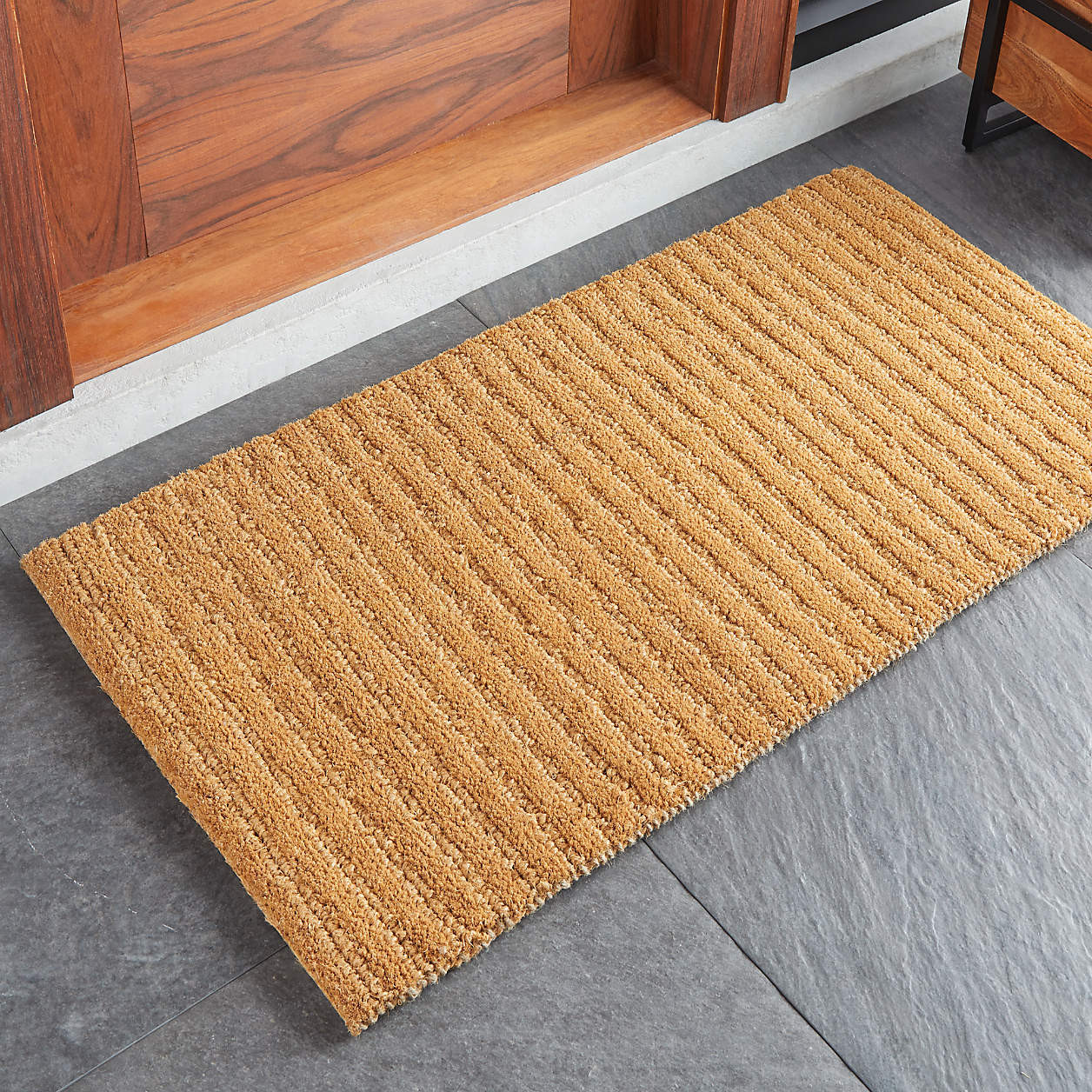 Natural Knotted Doormat 24"x48" + Reviews | Crate & Barrel | Crate & Barrel
