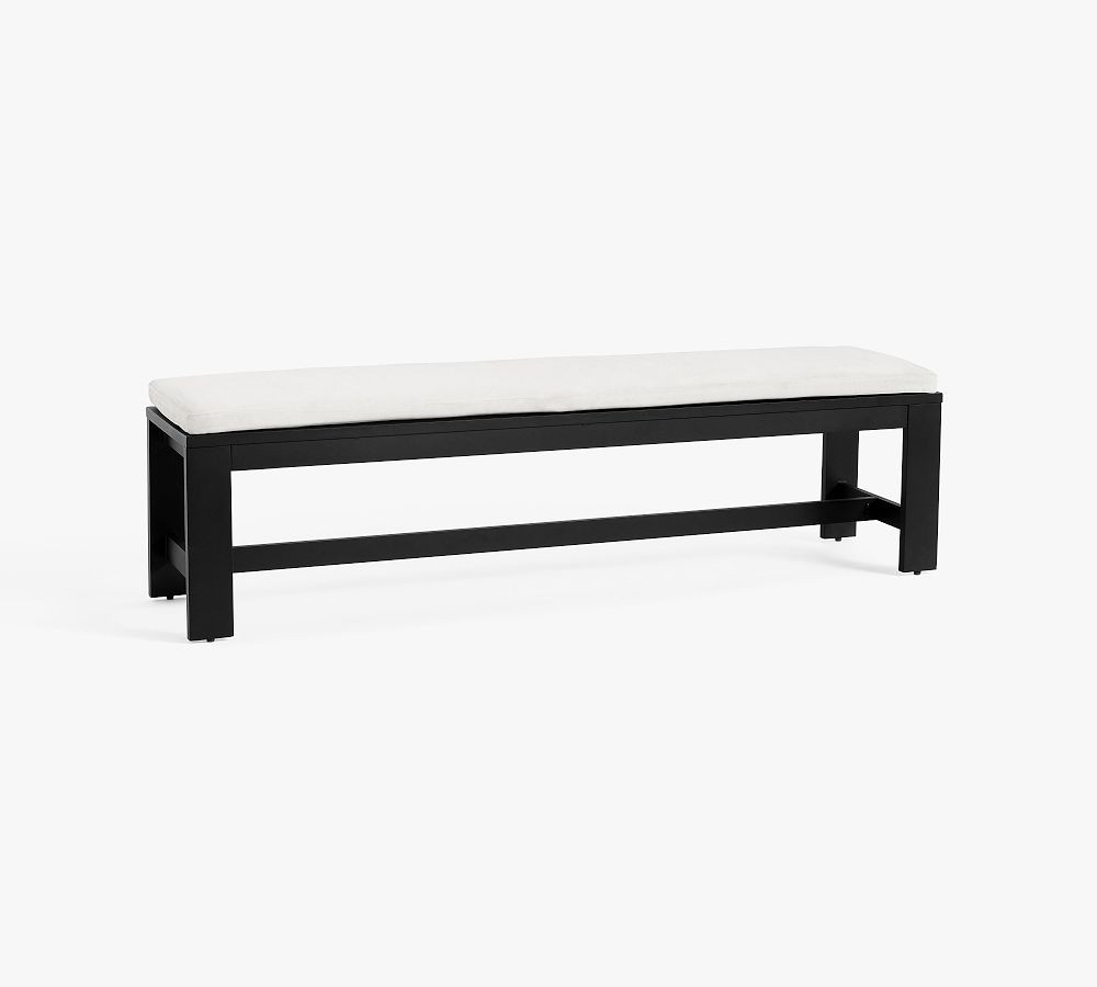 Malibu Metal Large Outdoor Dining Bench | Pottery Barn (US)