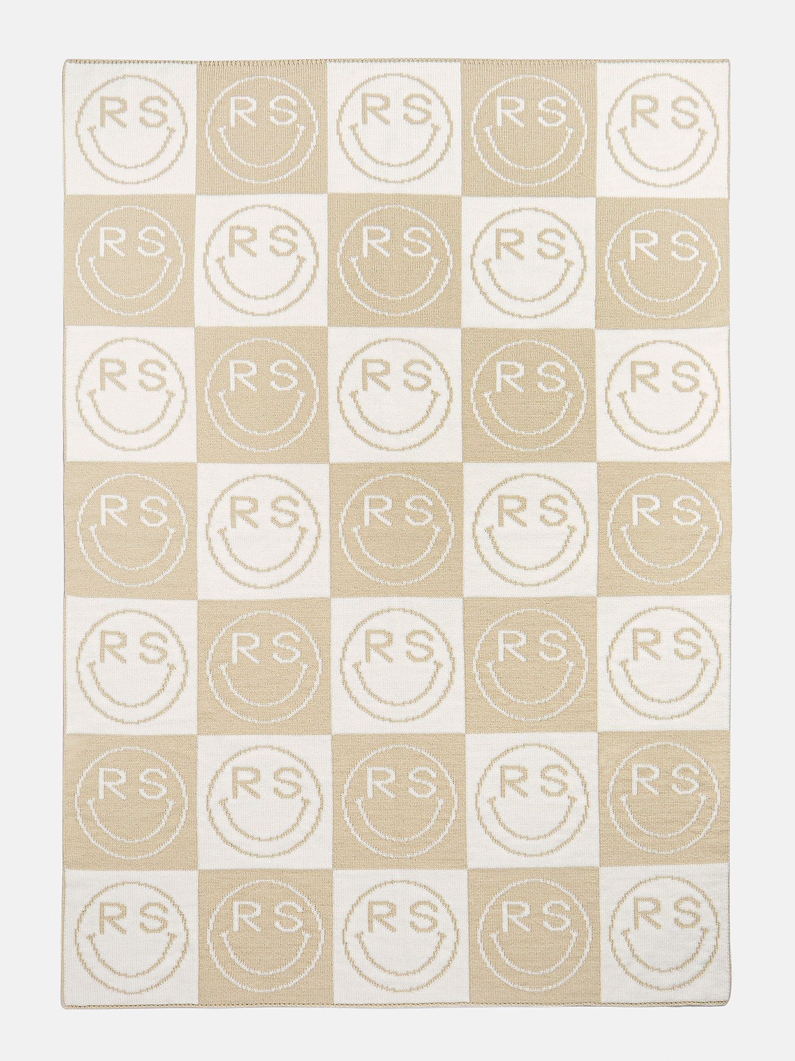 All Smiles Custom Blanket: Natural / Beige | BaubleBar (US)