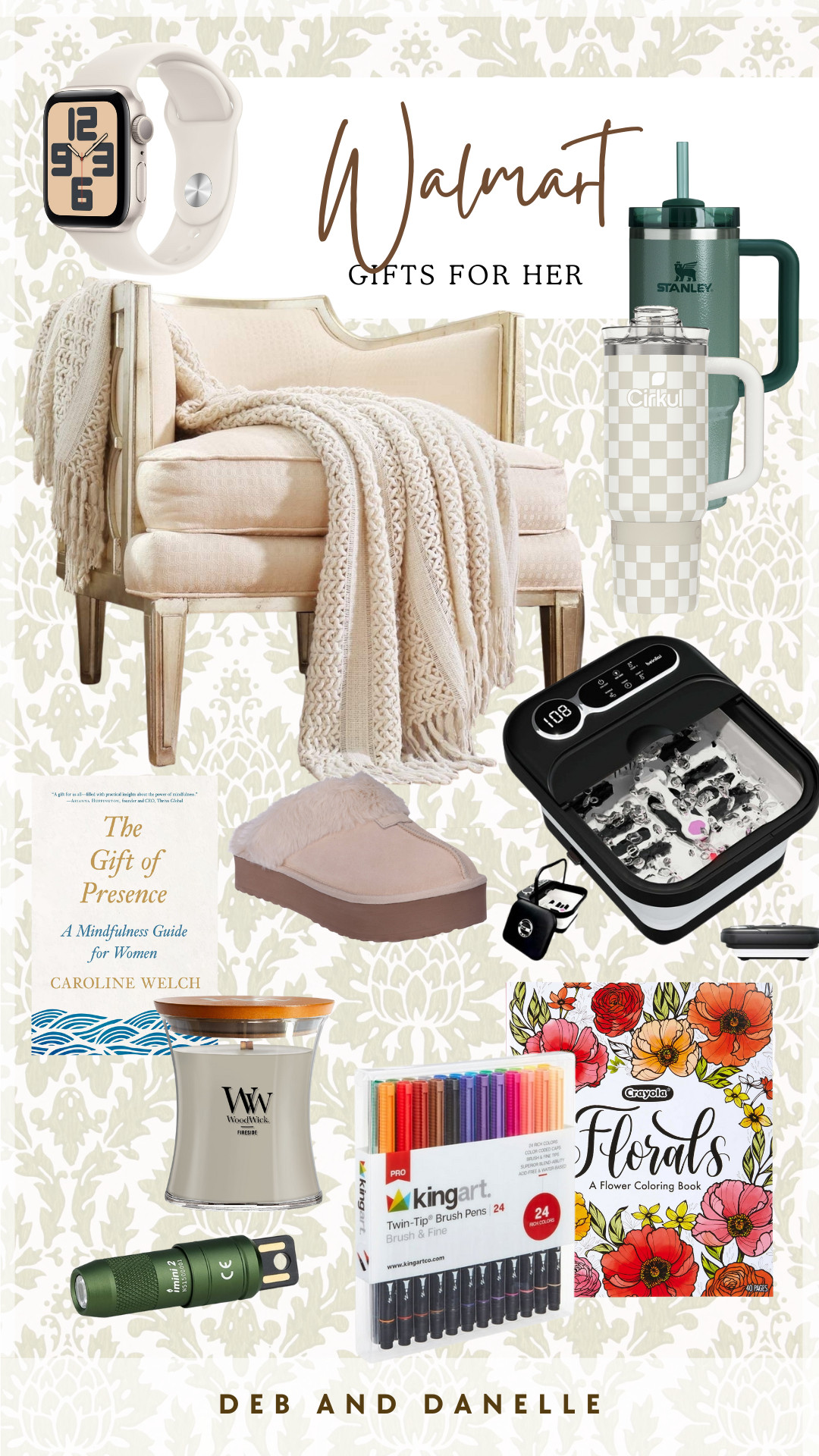 Here are some great gift ideas for her, including our foot spa and keychain flashlight.  

 #LTKGiftGuide #LTKHoliday #LTKFindsUnder100