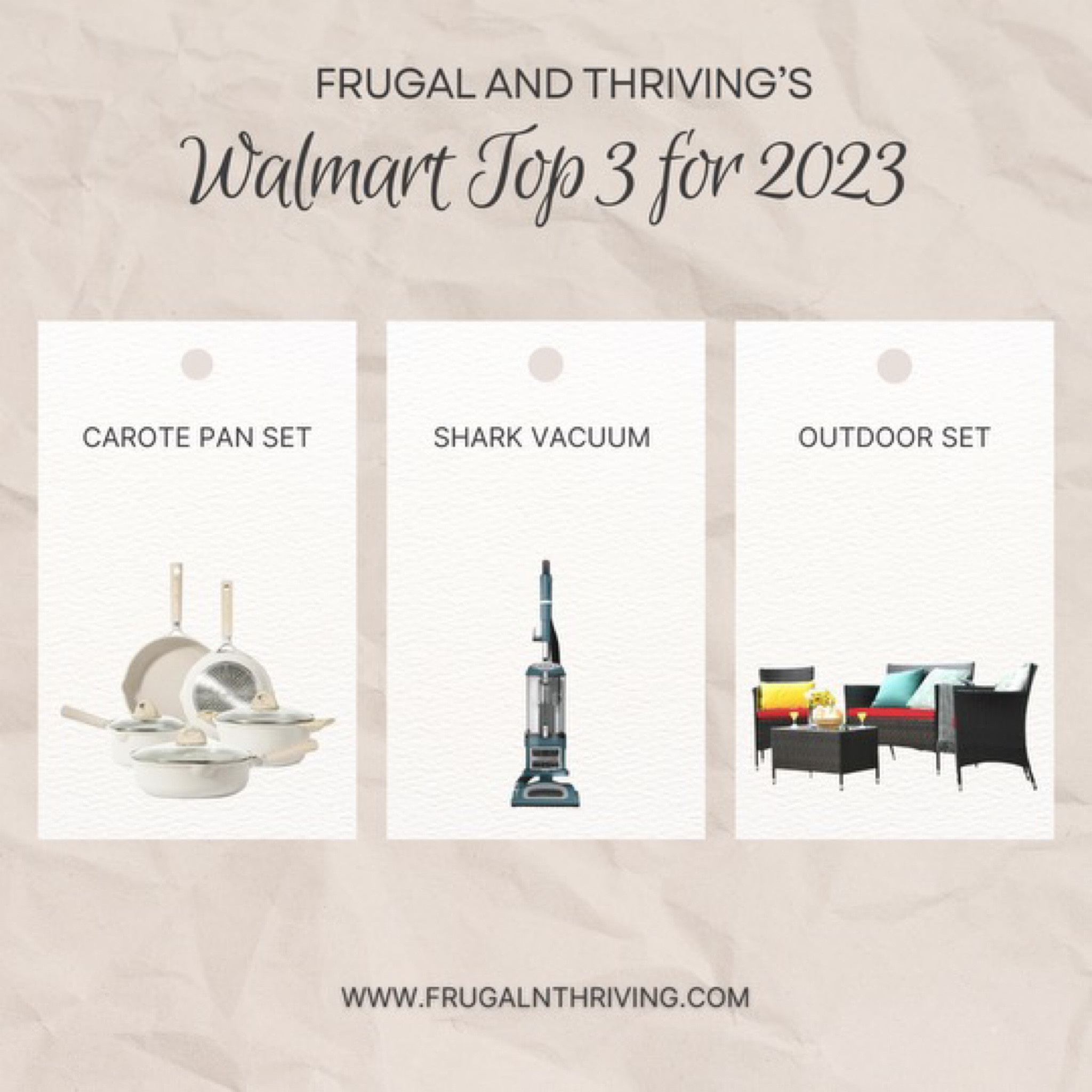 The top three purchases from Walmart in 2023 ✨

#walmart #top3

#LTKfamily #LTKhome