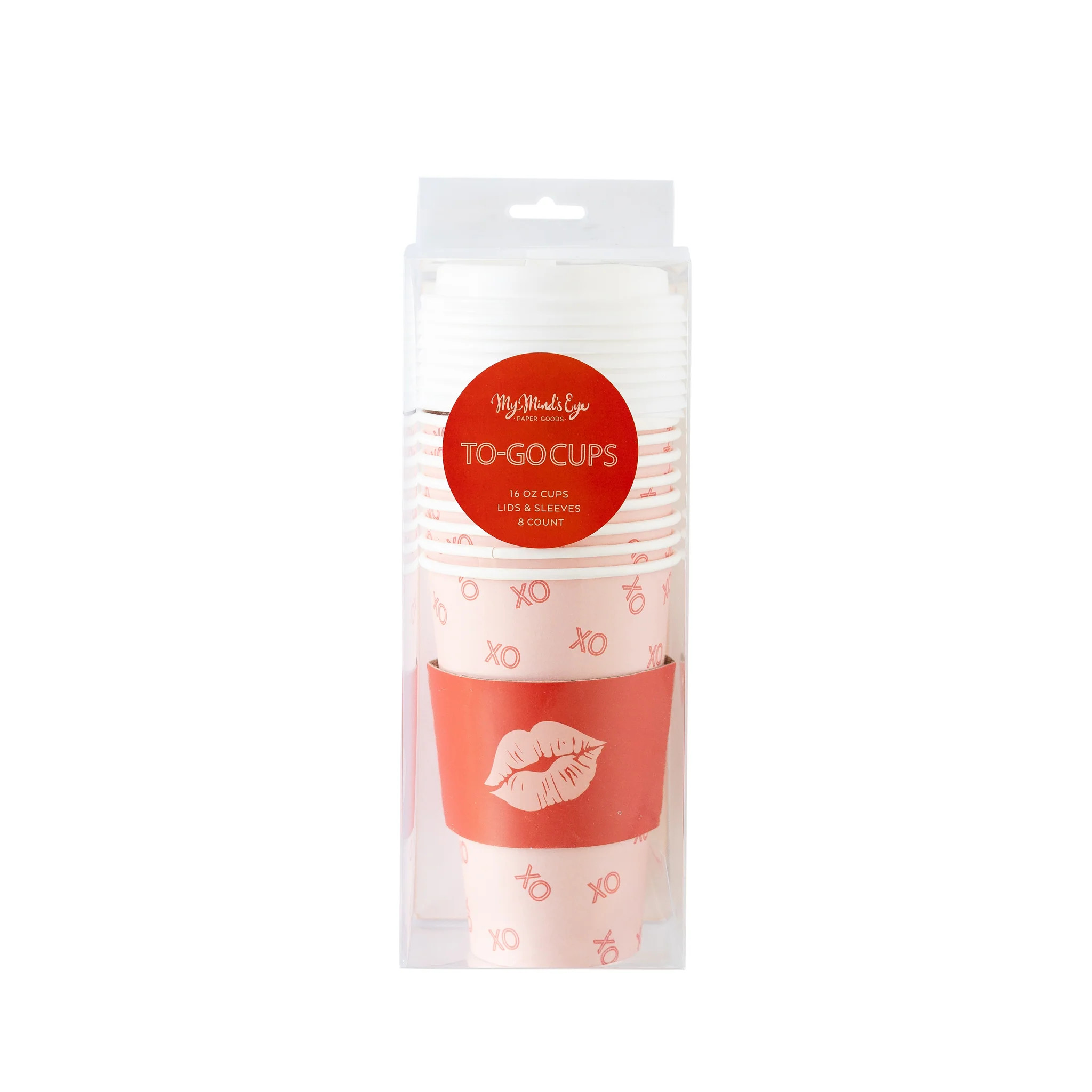 Lips To-Go Cup Set (8 ct) | My Mind's Eye