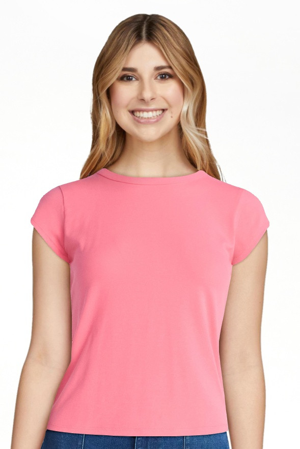 Free Assembly Women's and Women's Plus Cap Sleeve Tee, Sizes XS-4X | Walmart (US)