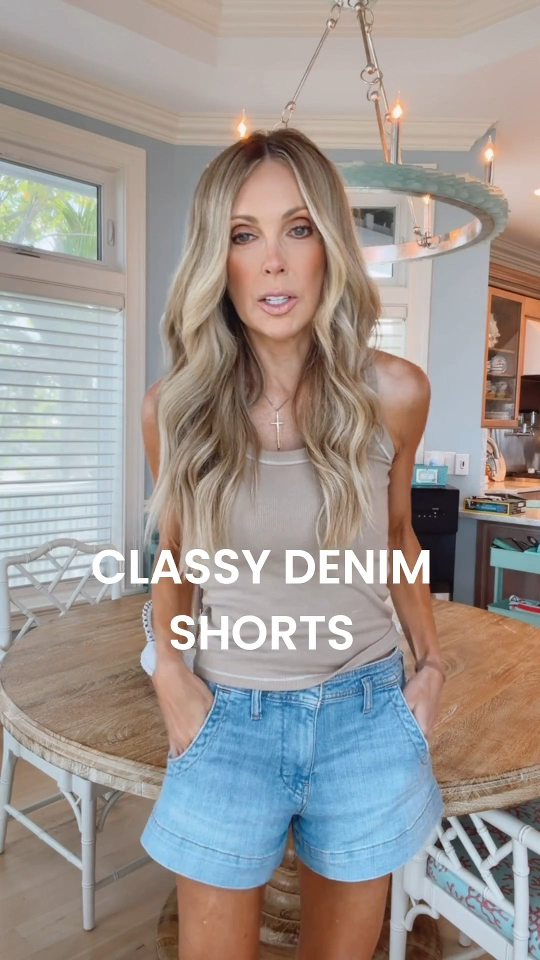 These denim shorts were so loved by you all! The alternative to jean cut-offs for those that want a casual summer look that feels a bit more elevated. 

#LTKootd #LTKOver40 #LTKmomlife