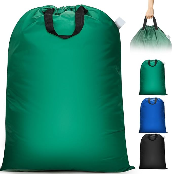 Laundry Bag, 28" x 40" Extra Large Heavy Duty Laundry Bag With Handles, Travel Laundry Bag for Di... | Amazon (US)