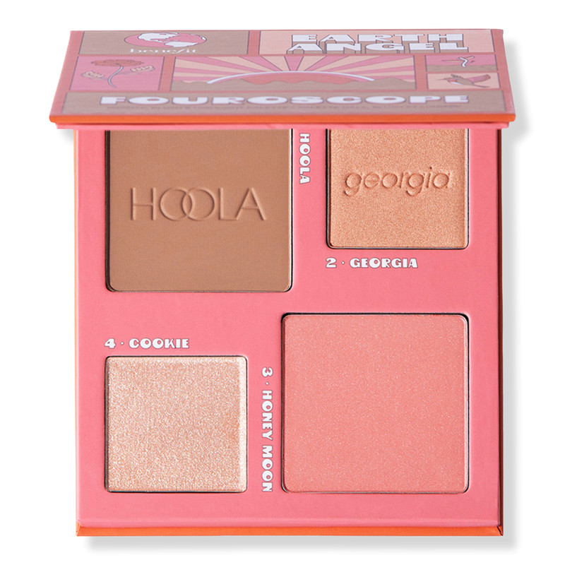Benefit Cosmetics Fouroscope Earth Angel Bronze, Blush & Highlight Palette | Ulta Beauty | Ulta