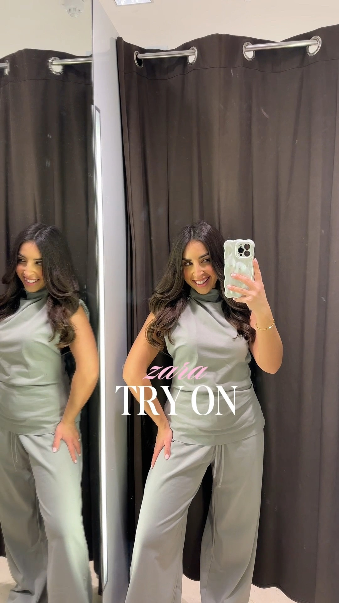 zara try on!!! zara new in matching set🤍 

#LTKuk #LTKspring #LTKeurope