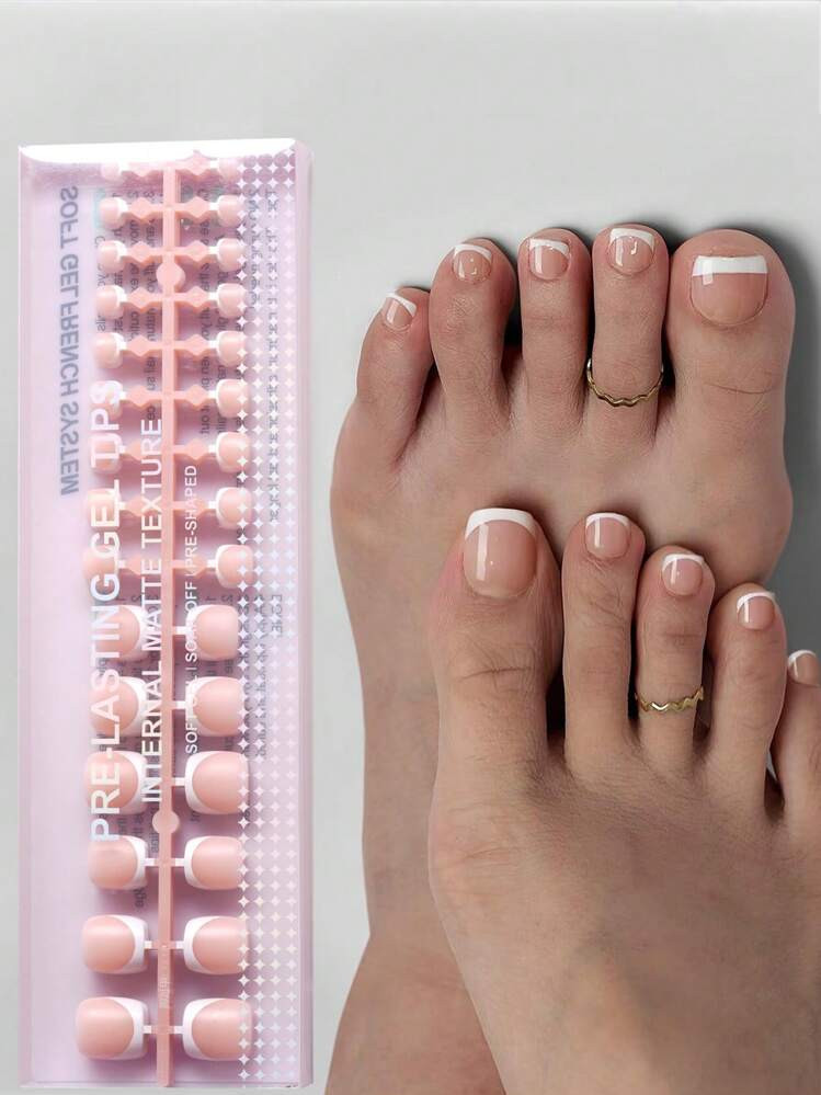 150pcs Short Square Brown/Pink/Nude Press-On Gel Nails For Hands/Toes, 15 Size Options, Short Fre... | SHEIN