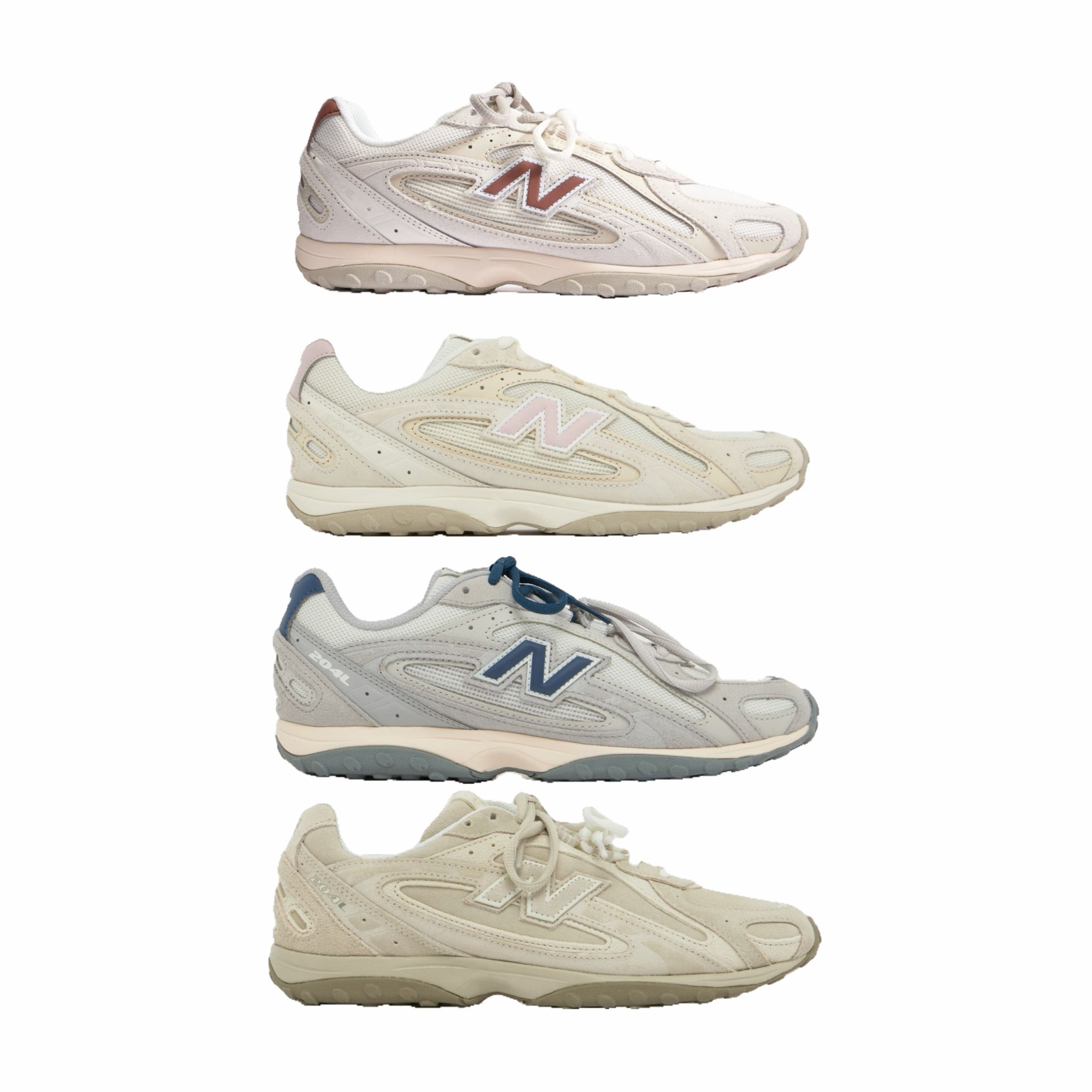 My favourite trainers are down to £55.99 are you kidding! 50% off 💅🏻 run guys!!! #newbalance #creamtrainers #204l