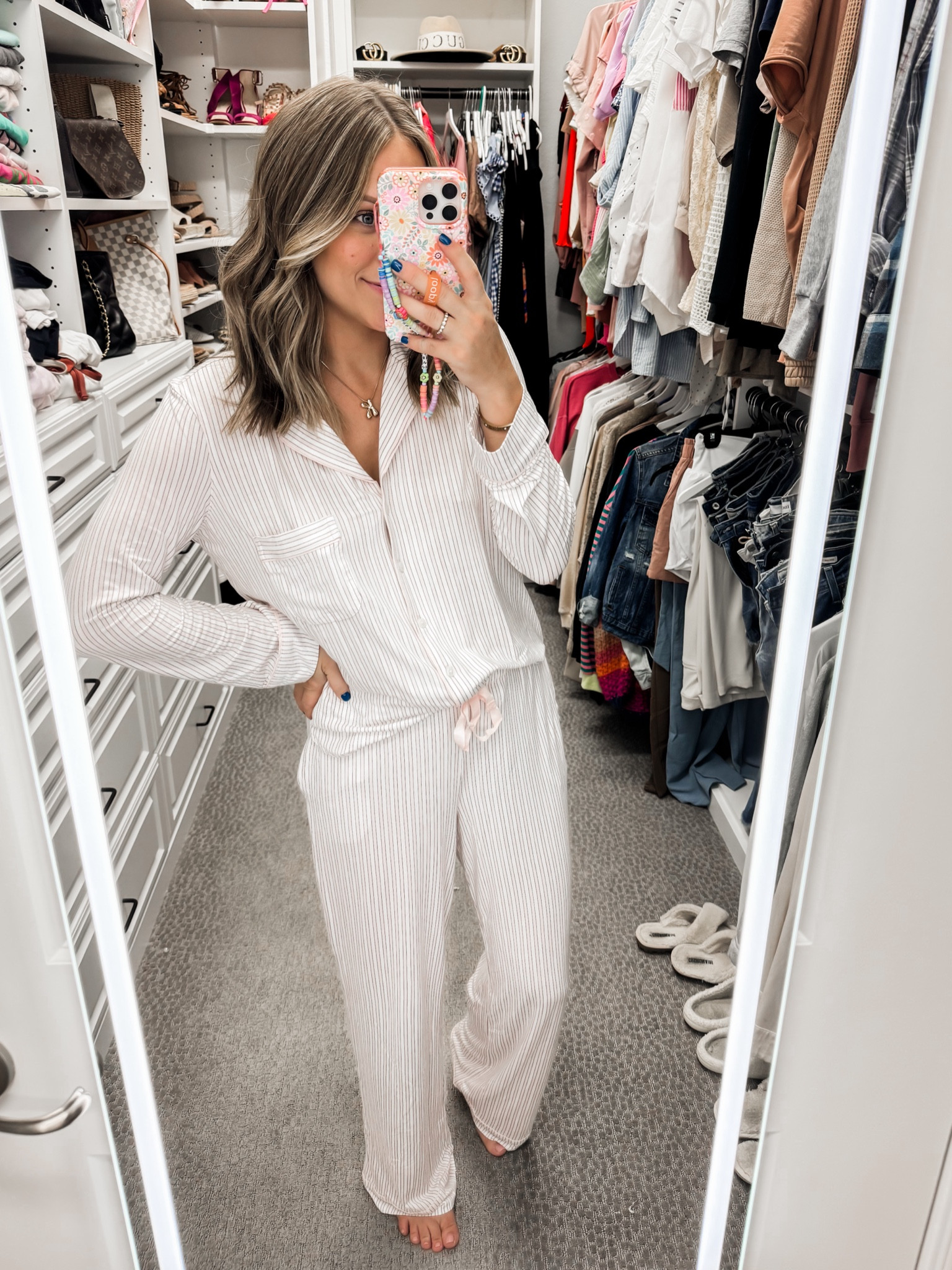 Lightweight & buttery soft pjs! // wearing size small 