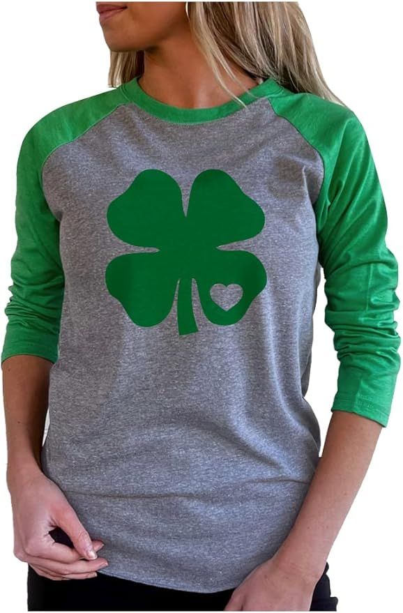 Tstars St Patricks Day Shirt Women Shamrock Shirts for Womens Saint Patricks Day Outfit | Amazon (US)