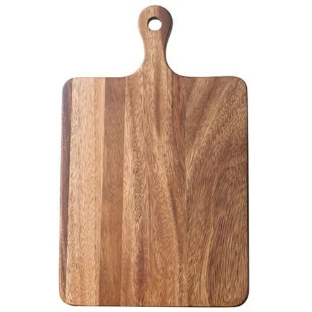 Solid Wood Double-Sided Cutting Board Wood Cutting Board Wooden Handle Pizza Board Sushi Tray Cuttin | Walmart (US)